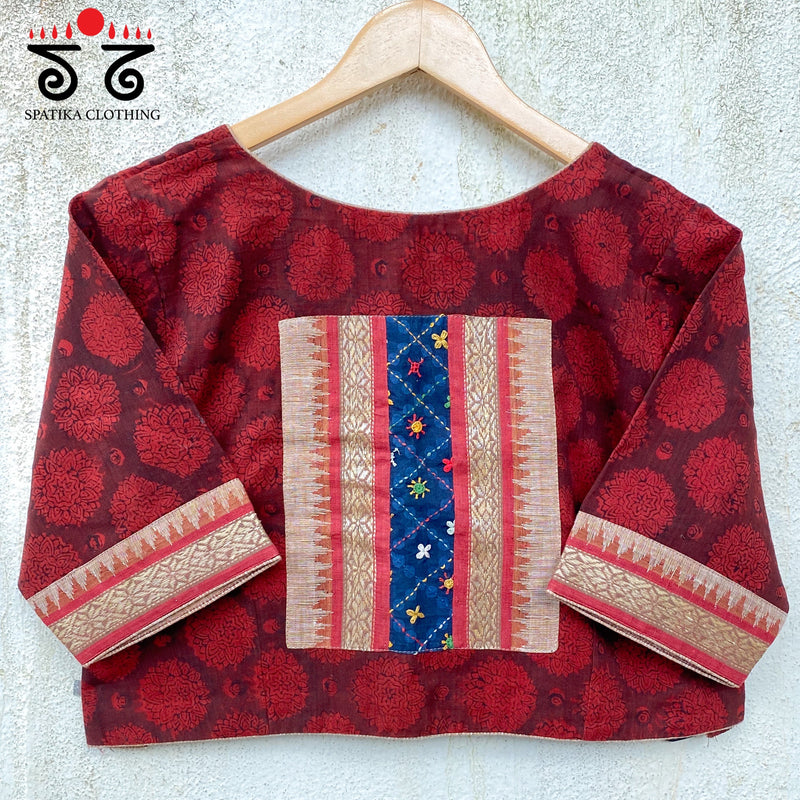 Hand Block Printed Lambani Blouse