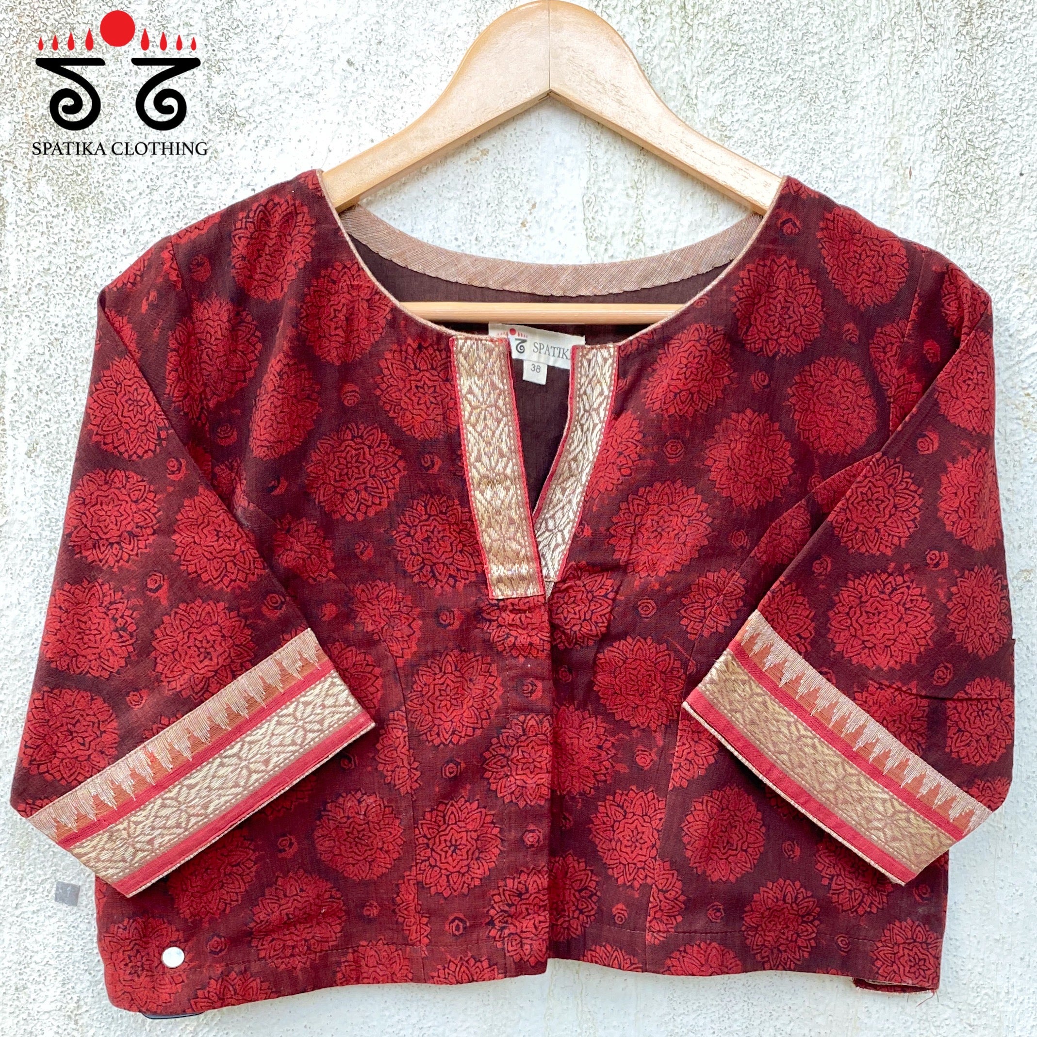 Hand Block Printed Lambani Blouse