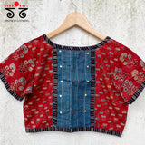 Ajrak Pintucked Blouse