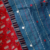 Ajrak Pintucked Blouse