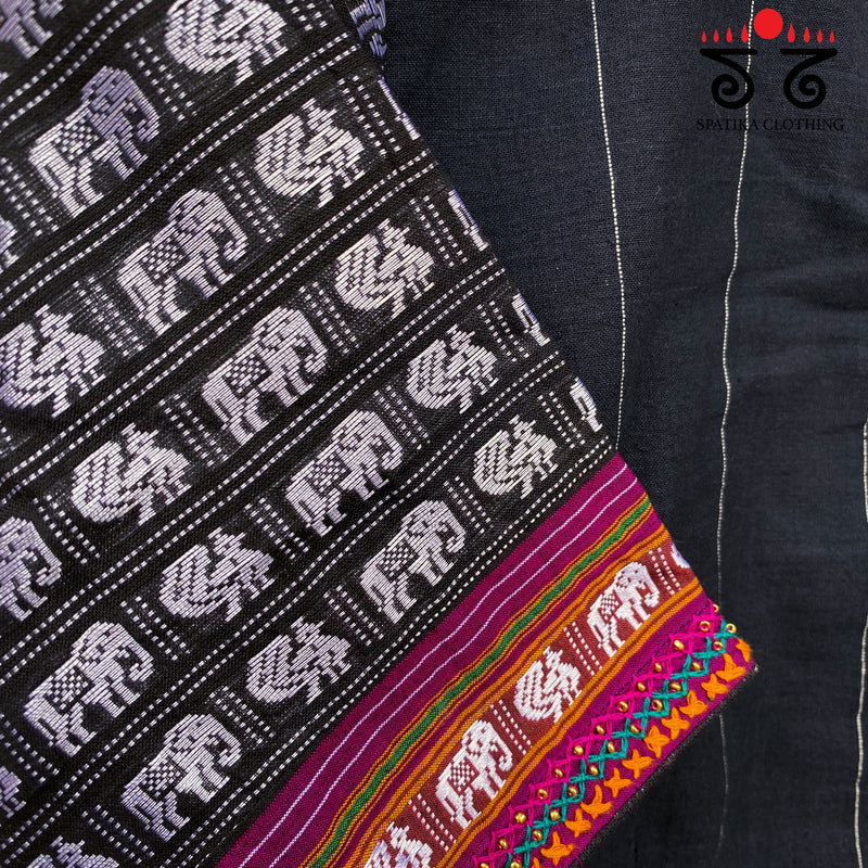 Hand Embroidered Khun Blouse