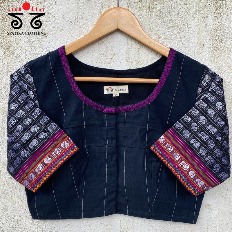Hand Embroidered Khun Blouse