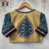 Ponduru Ajrak Patchwork Blouse