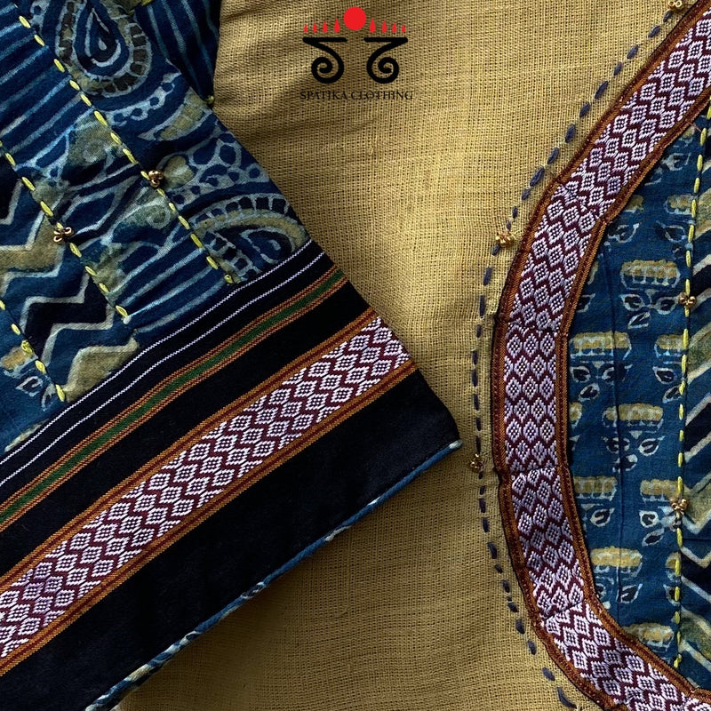 Ponduru Ajrak Patchwork Blouse