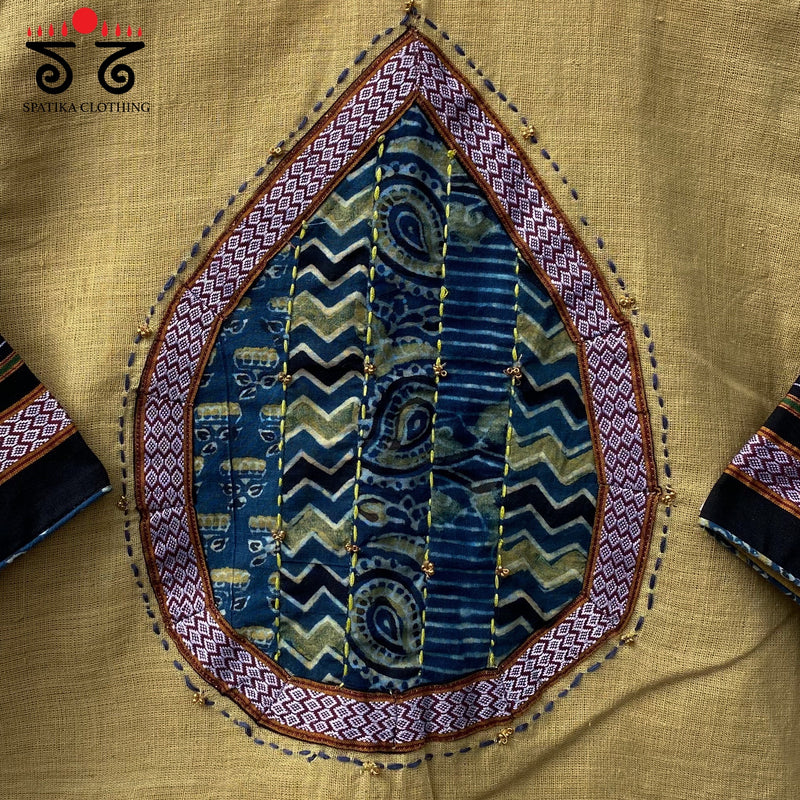 Ponduru Ajrak Patchwork Blouse