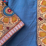 Pen Kalamkari Patchwork Blouse