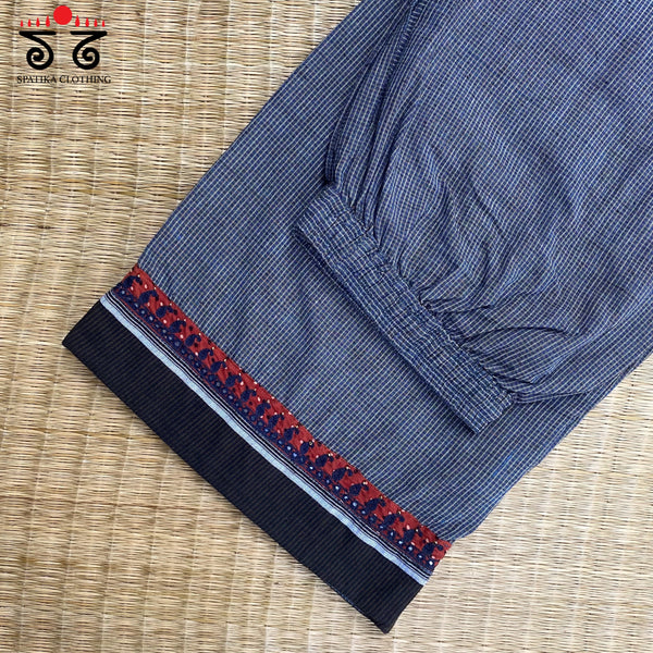 Hand Embroidered Ilkal Pant