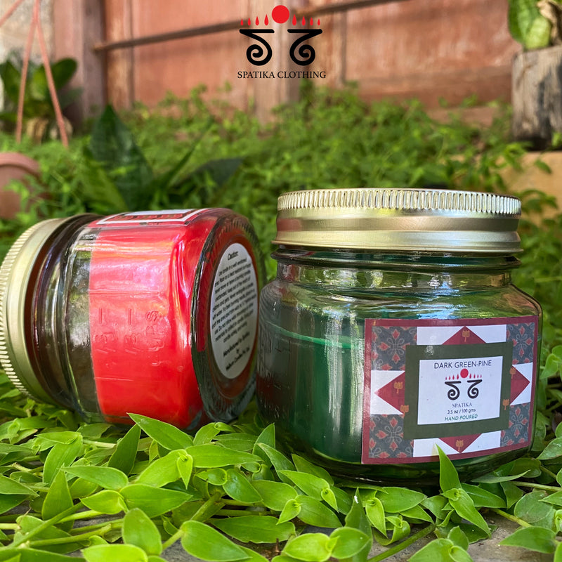 Scented Christmas Jar Candles Set of Two!