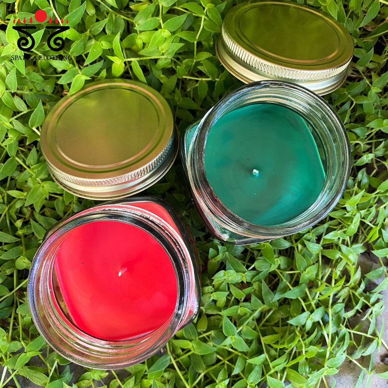 Scented Christmas Jar Candles Set of Two!