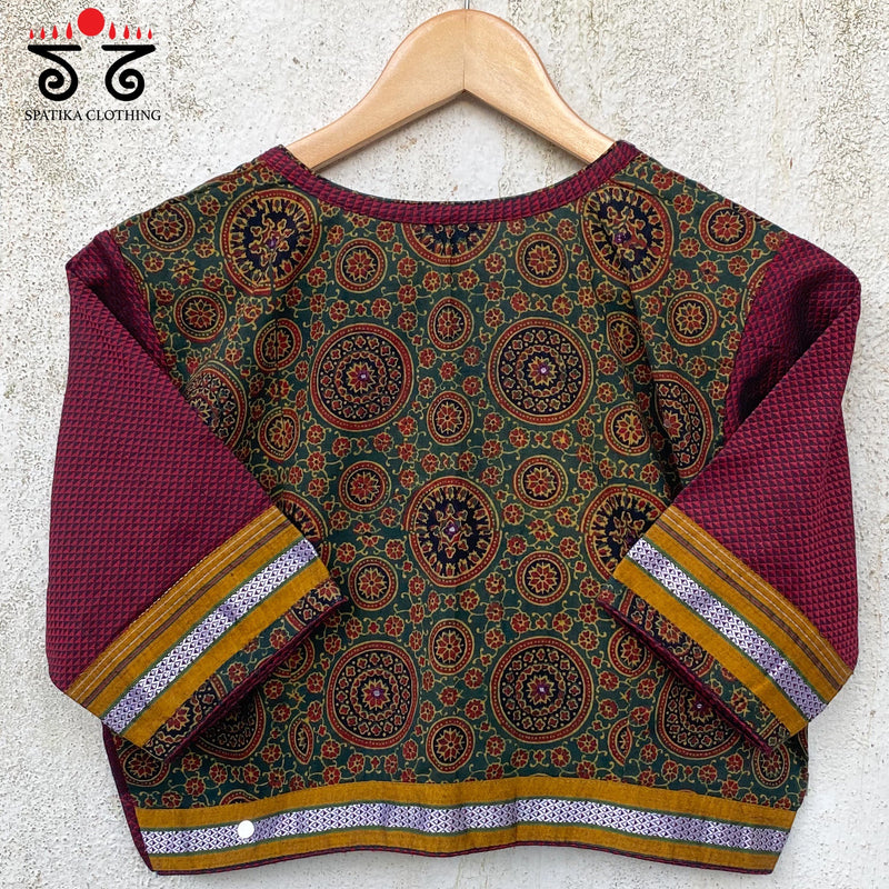 Ajrak Khun Blouse