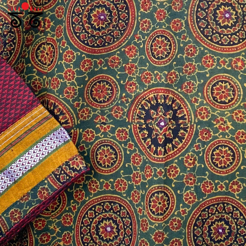 Ajrak Khun Blouse