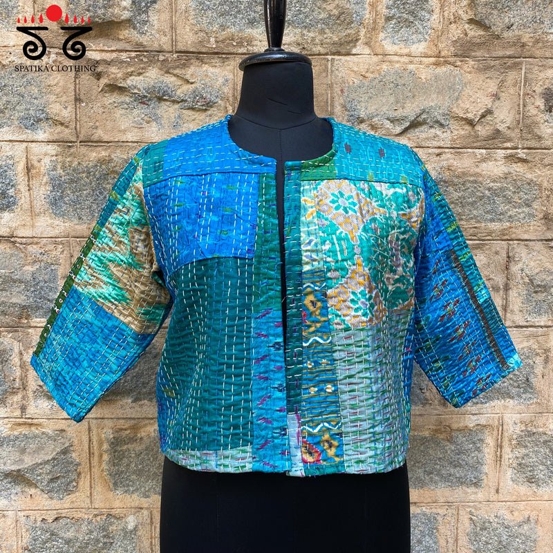 KANTHA & PATOLA QUILTED JACKET