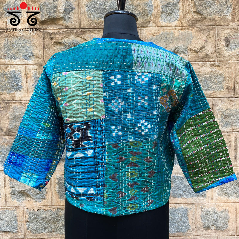 KANTHA & PATOLA QUILTED JACKET