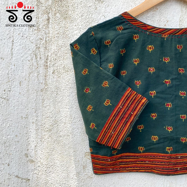 Lotus Ajrak Blouse