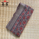 Ajrak on Linen Dupatta
