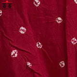 Bandhani Frilled Sleeveless Blouse
