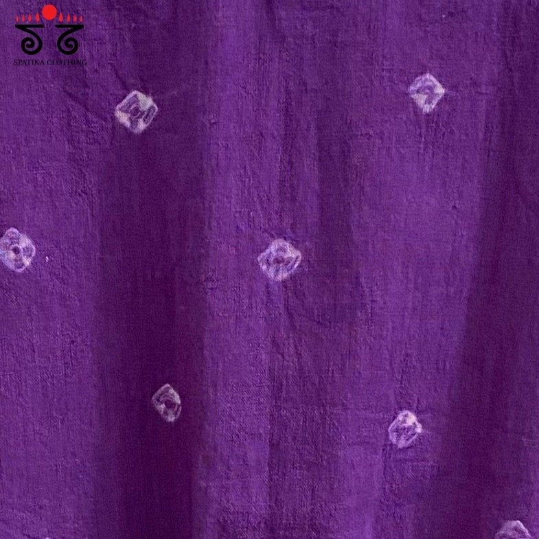 Bandhani Frilled Sleeveless Blouse