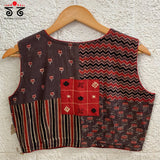 Ajrak Collage Blouse