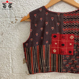 Ajrak Collage Blouse