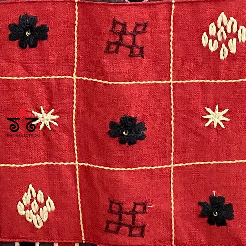 Ajrak Collage Blouse