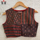 Ajrak Collage Blouse