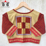 Ajrak Ponduru Patchwork Blouse