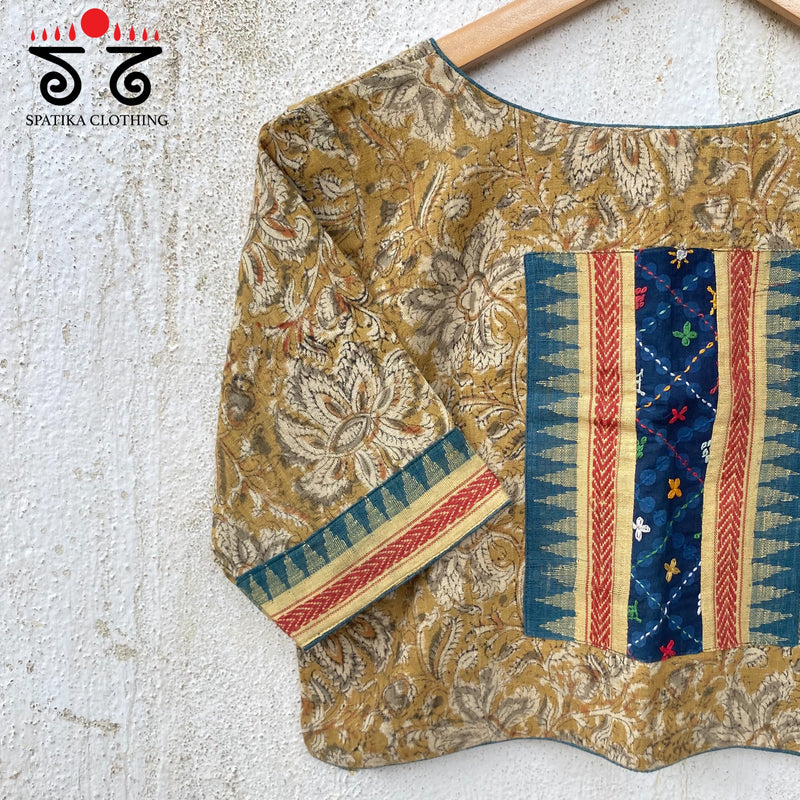 Natural Dyed Kalamkari Lambani Blouse