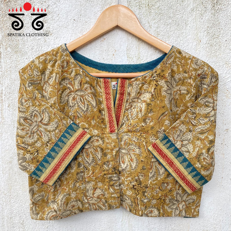 Natural Dyed Kalamkari Lambani Blouse