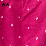 Bandhani Frilled Sleeveless Blouse