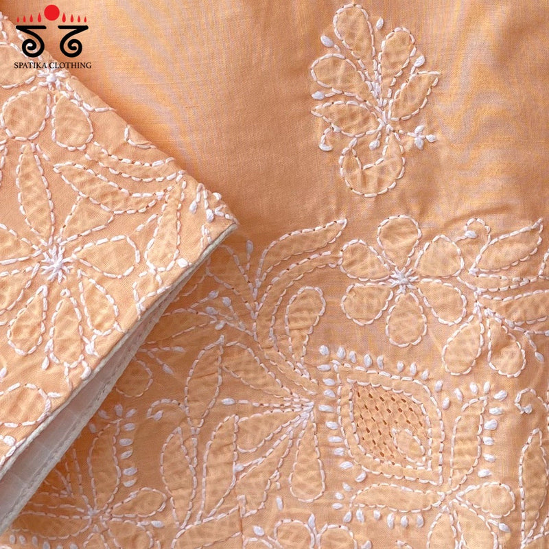 Chikankari Handwoven Cotton Blouse