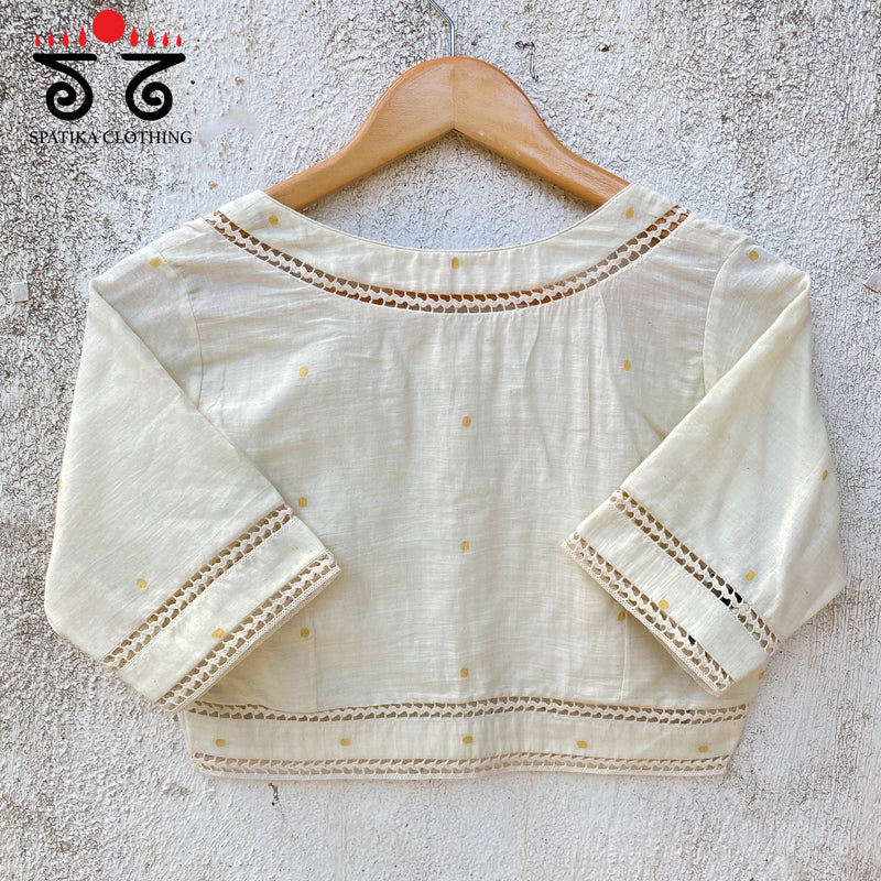 Jamdhani Lace Blouse