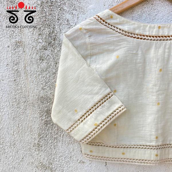 Jamdhani Lace Blouse