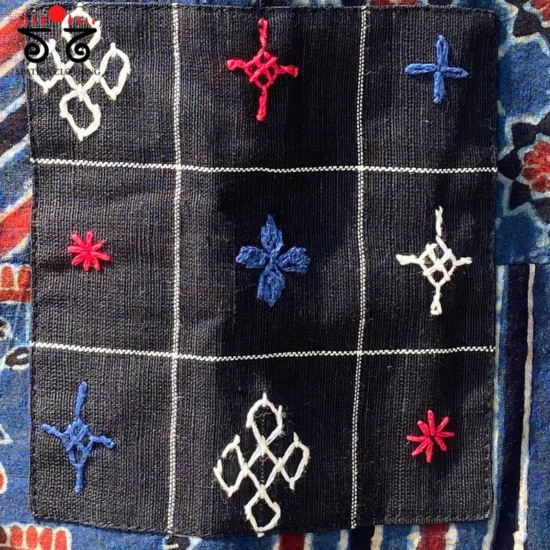Ajrak Collage Blouse