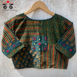Ajrak Collage Blouse