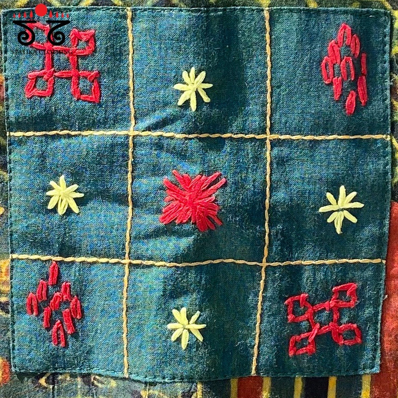 Ajrak Collage Blouse