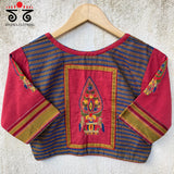 Kalpavriksh - Hand Embroidered on ilkal Blouse
