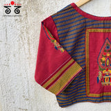 Kalpavriksh - Hand Embroidered on ilkal Blouse