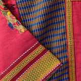 Kalpavriksh - Hand Embroidered on ilkal Blouse