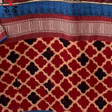 Pen Kalamkari  Zardosi Blouse