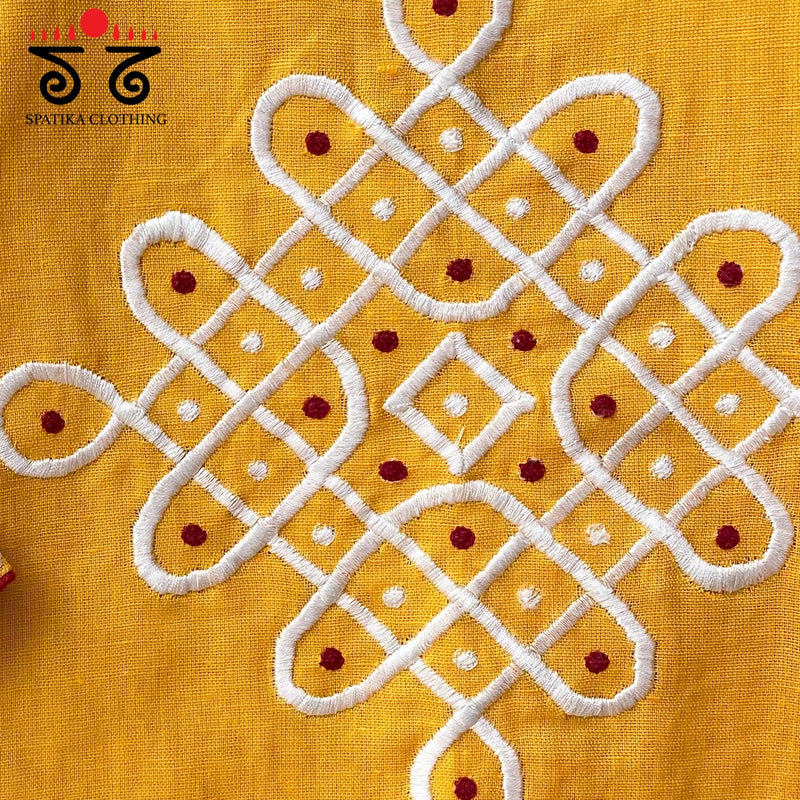 Telia Rumal - Kolam Blouse
