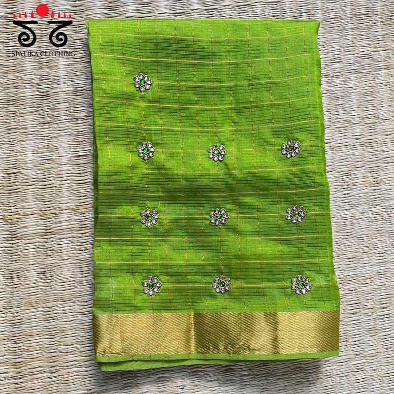 Mangalgiri Silk Cotton Blouse Fabric