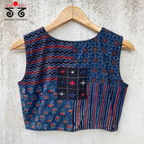 Ajrak Collage Blouse
