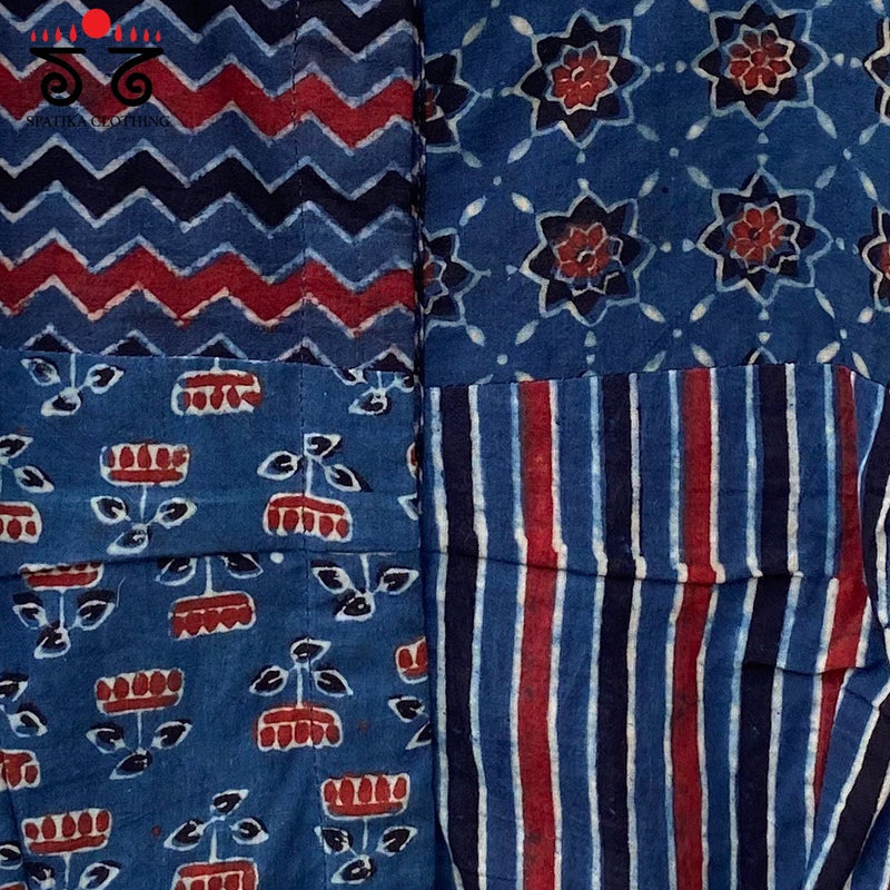 Ajrak Collage Blouse