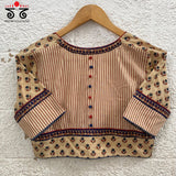Ajrak Hand Blockprinted Blouse
