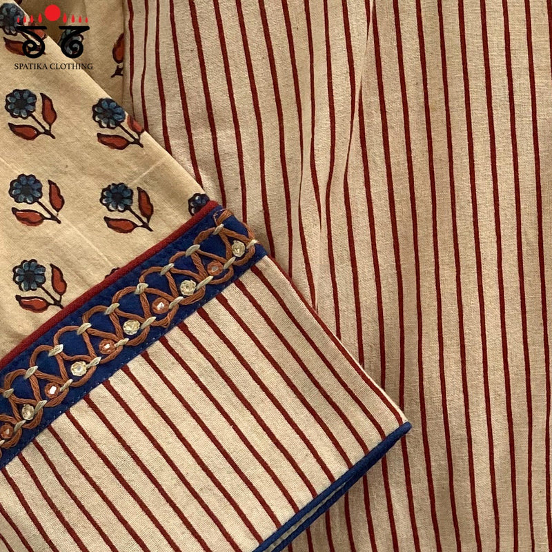 Ajrak Hand Blockprinted Blouse