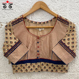 Ajrak Hand Blockprinted Blouse