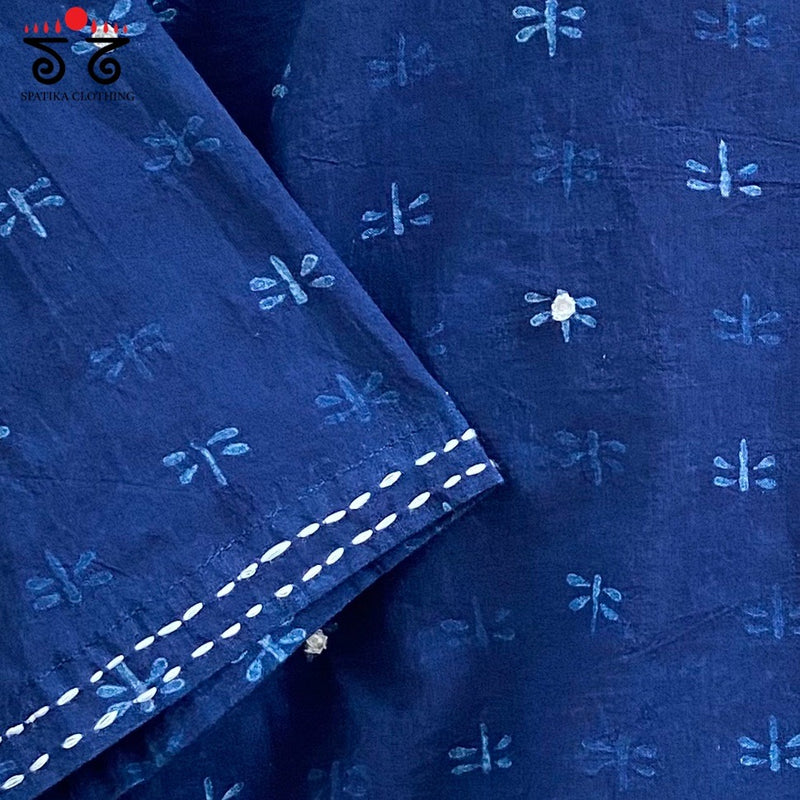 Dragonfly Hand Blockprinted Blouse