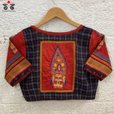 Kalpavriksh - Hand Embroidered on ilkal Blouse