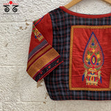 Kalpavriksh - Hand Embroidered on ilkal Blouse
