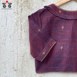 Jamdhani Frilled Blouse